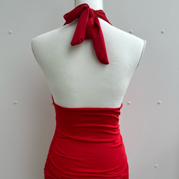 Gorgeous Red Halter Dress - Picture 7 of 7